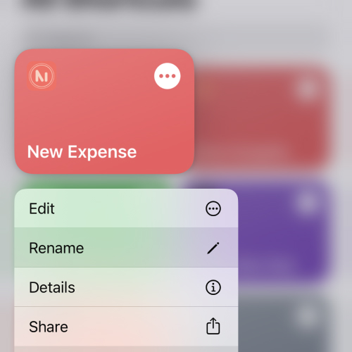 Rename shortcut