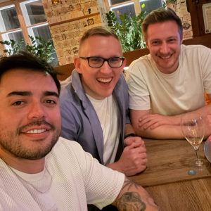 The MonAi team — Charlie, Zeki, and Flo